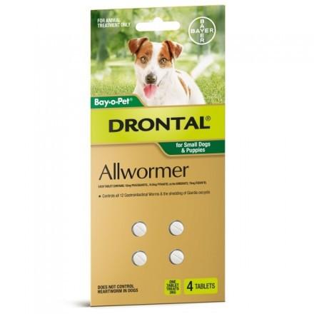 Drontal Allwormer Tablets For Small Dogs & Puppies