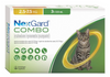 NexGard Combo Spot-On Solution for Cats (Yellow) 2.5kg-7.5kg (5-16lbs) - No Rx required