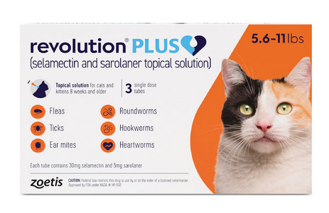Revolution PLUS for Cats and Kittens (Orange): 2.5-5 kg (6-11 lbs) - No Rx required