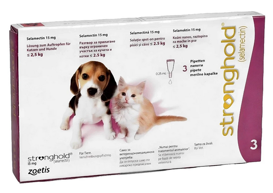 Stronghold For Puppy and Kitten below 5 lbs (under 2.5 kg) - No Rx required