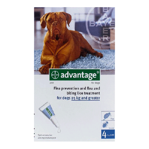 Advantage Blue X-Large Dogs Over 55 lbs (10-25kg) Available in