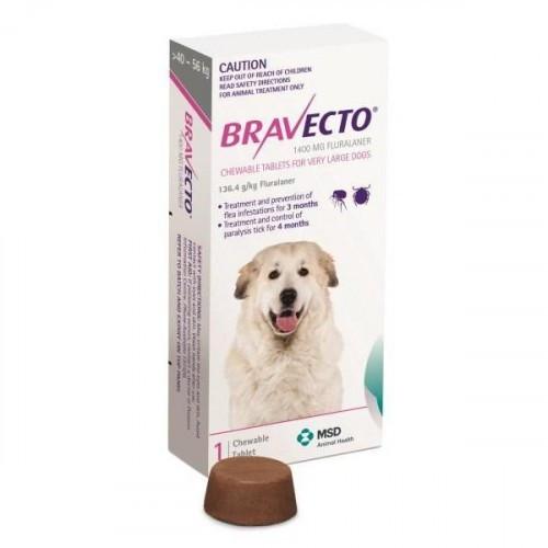 Bravecto For Extra Large Dogs 88-123lbs (40-56kg) - Free Shipping