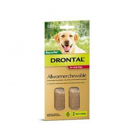 Drontal Allwormer Chewable For Large Dogs