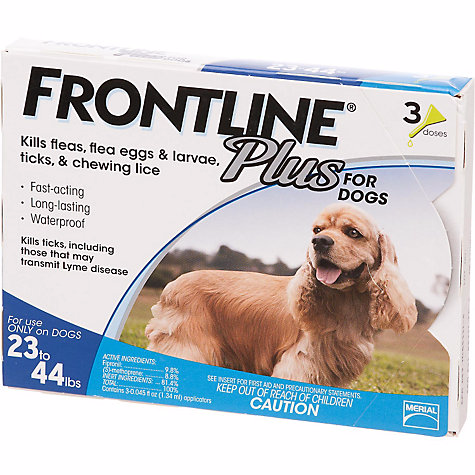Frontline Plus Spot-on For Medium Dogs 23-44lbs (10-20kg)