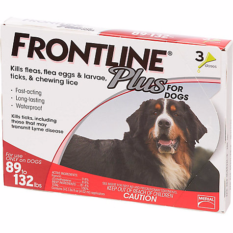 Frontline Plus For Dogs Red - Extra Large Dogs 89-132 lbs