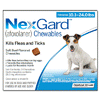 NexGard Chews For Small Dogs 10.1-24 lbs (4-10 kg)