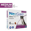 NexGard Chews For Medium Dogs 24.1-60 lbs (10-25 kg)