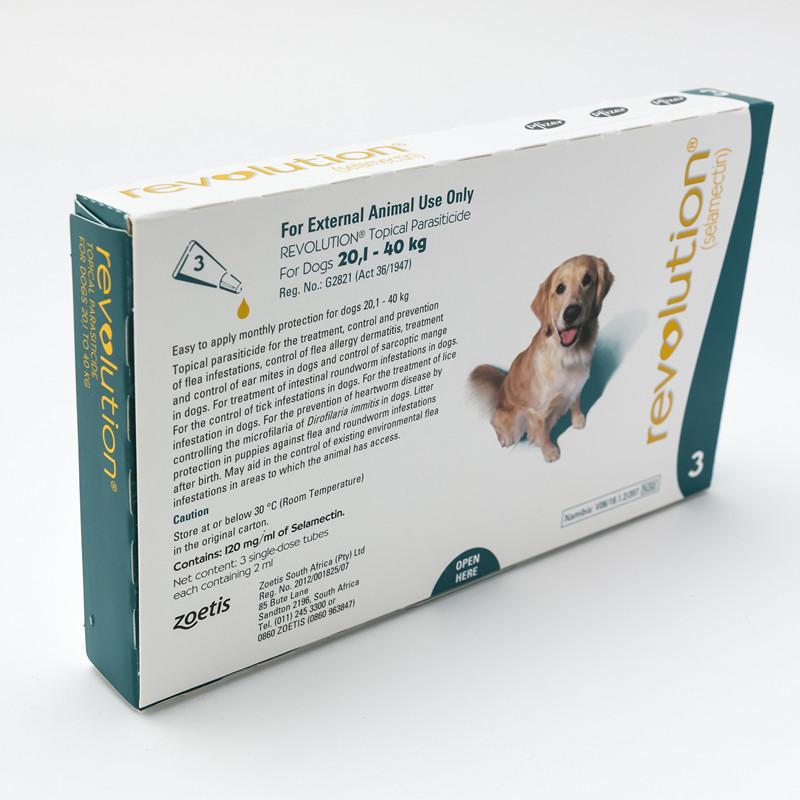 Revolution Spot On Teal for Dogs 40.1 85lbs 20.1 40kg